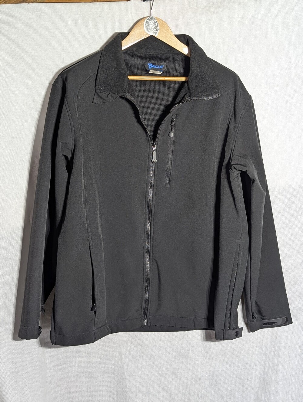 Galls Men's Tactical Softshell Jacket Black Size L JA2650 Water Resistant